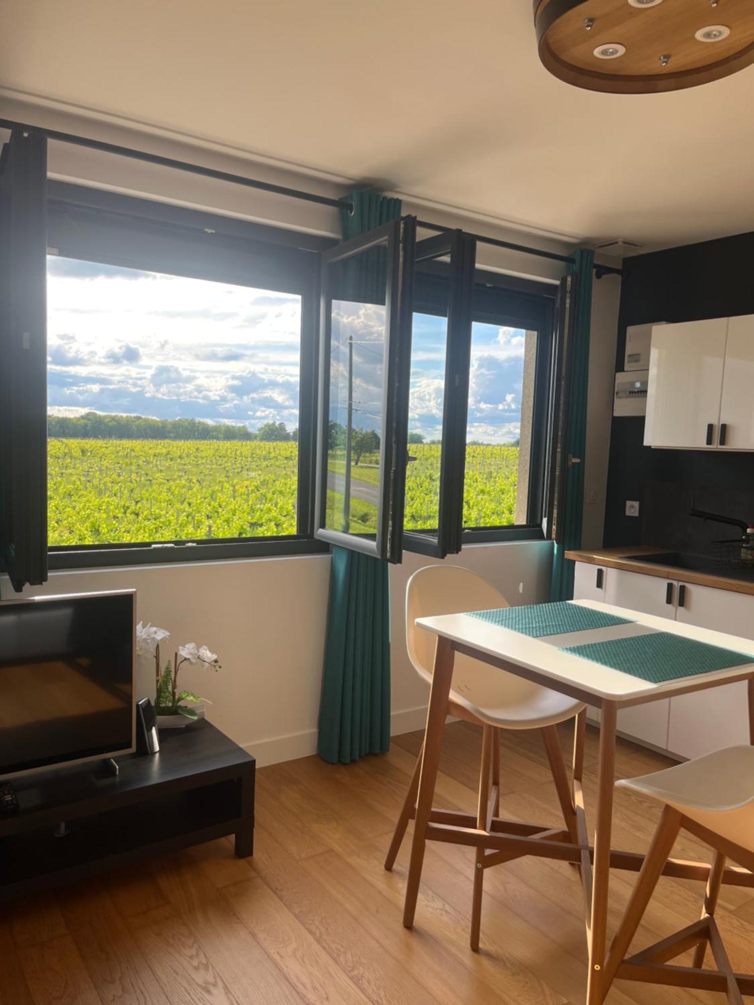 Appartement 2 Chateau La Rose Des Vents Puisseguin ภายนอก รูปภาพ